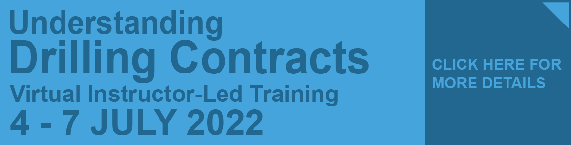Understanding Drilling Contracts, 4-7 Jul 2022