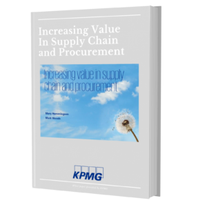 KPMG Increasing Supply Chain Value - Cover