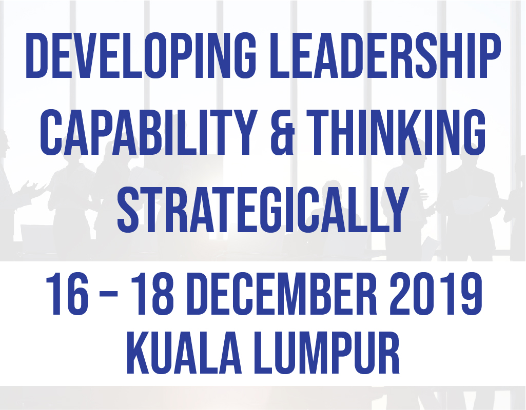 Developing Leadership Capability & Thinking Strategically