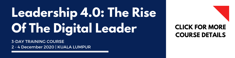 Leadership 4.0 The rise of the Digital Leader 2-4 Dec 2020 KL