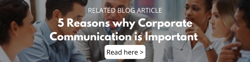 Blog - 5 reasons why corporate communication is important