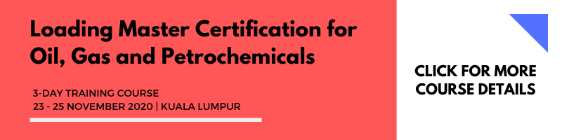 Loading Master Certification for Oil, Gas and Petrolchemicals 23-25 Nov 2020 KL
